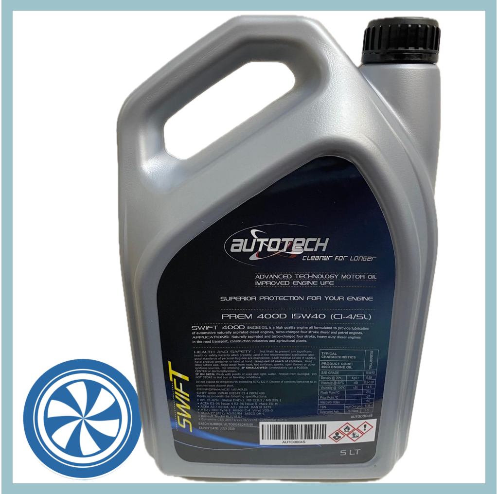 15W40 AutoTech Premium Engine Oil 5L