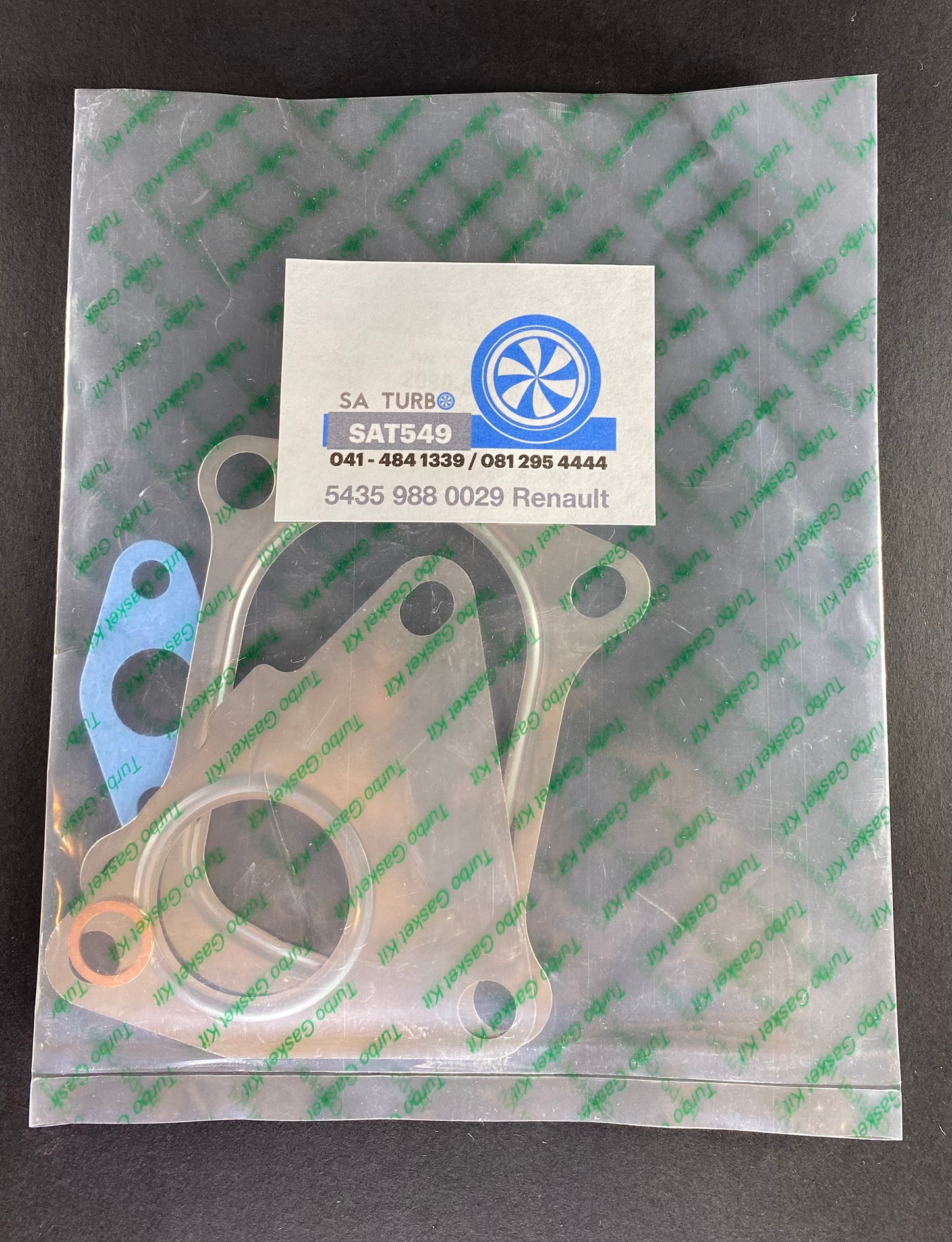 SAT549 - 5435 988 0029 RENAULT Turbo Gasket Set