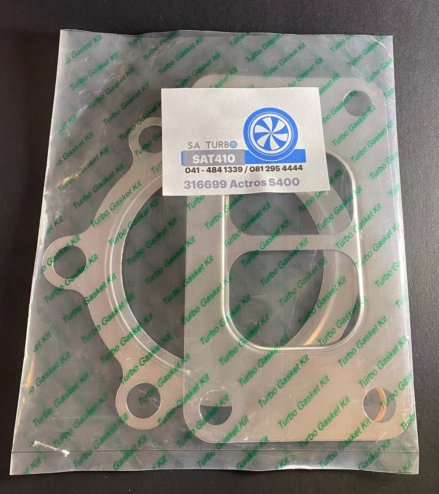 SAT410 - 316699 Actros S400 Turbo Gasket Set