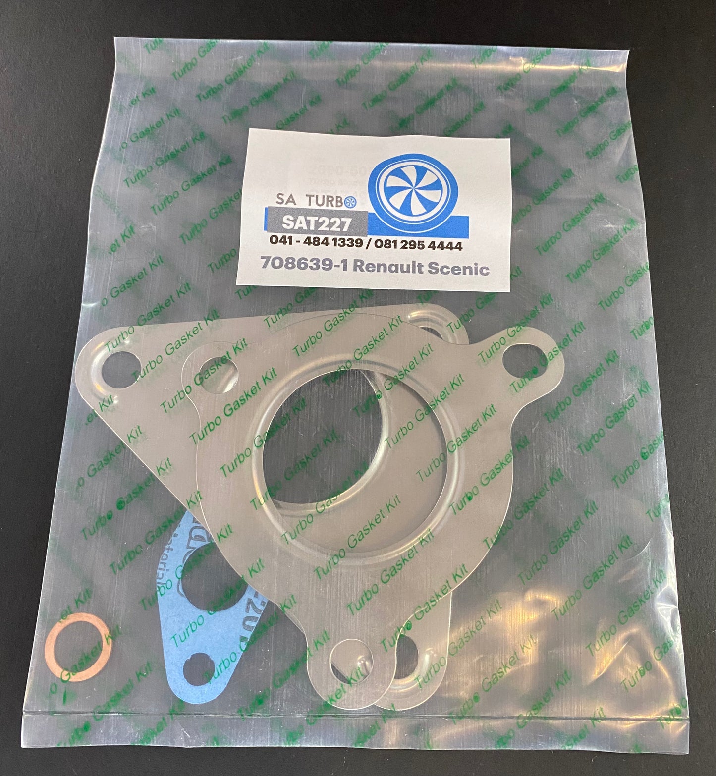 SAT227 - 708639-10 Renault Scenic dCi Turbo Gasket Set