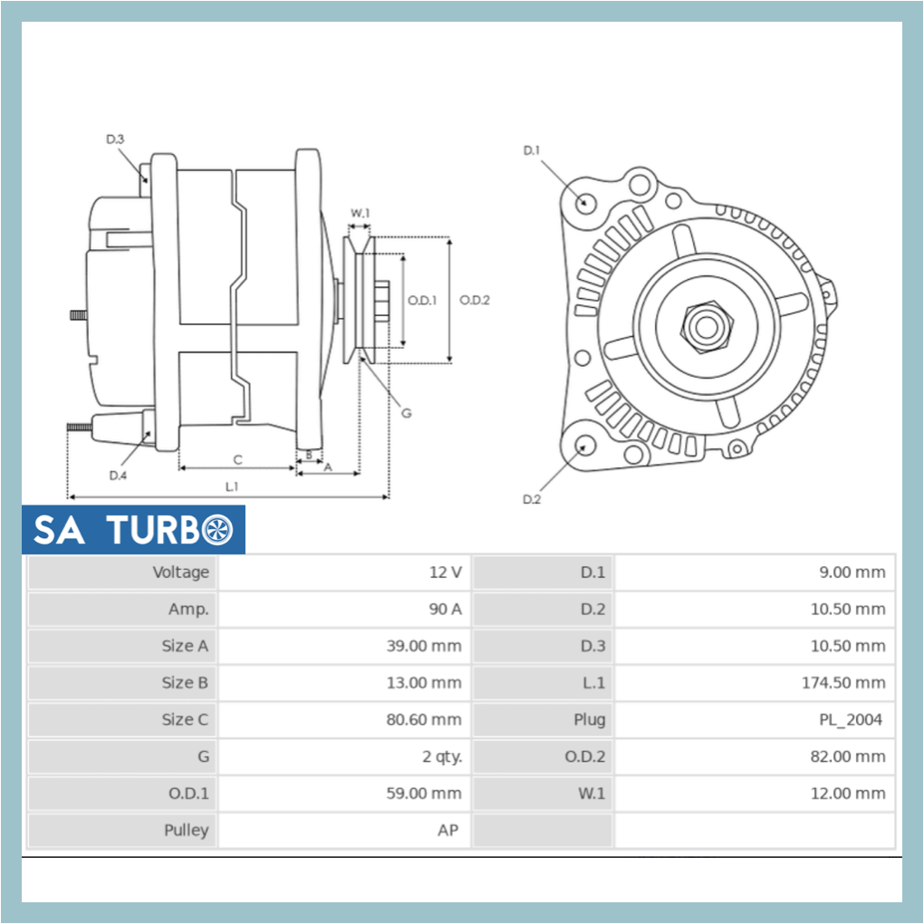 Nissan NP300 - ALT5130 Alternator