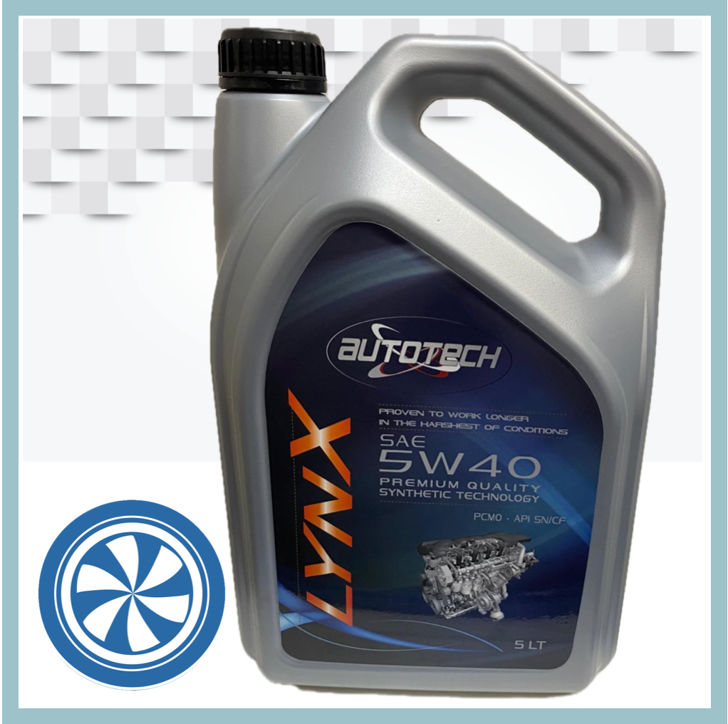 5W40 AutoTech Premium Synthetic Engine Oil 5L