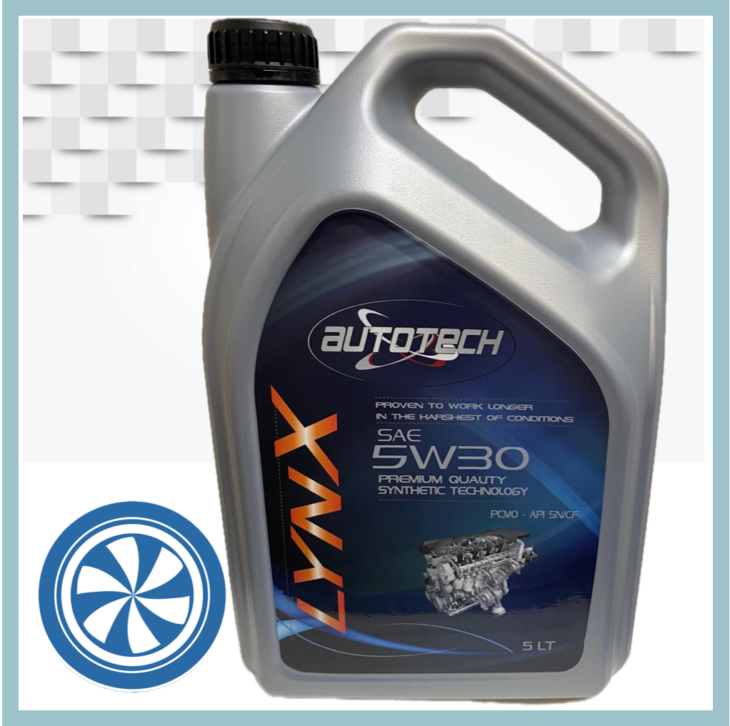 5W30 AutoTech Premium Synthetic Engine Oil 5L